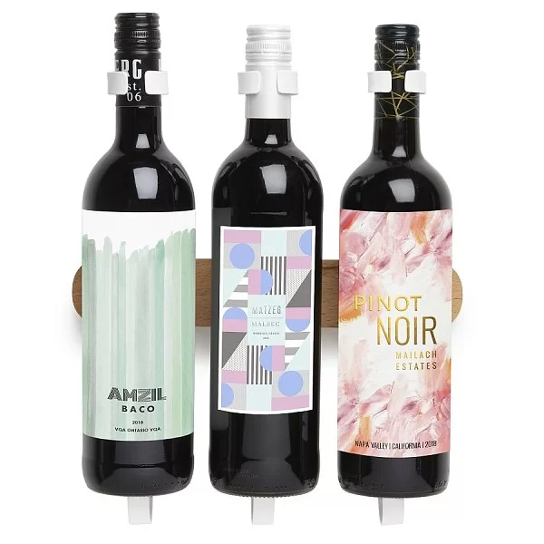 Настенный держатель для винных бутылок Showvino 30,5х26,8 см, материал металл + дерево, Umbra, Канада, 1010211-668 - изобр. 20
