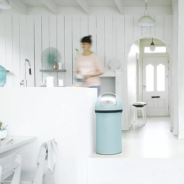 Мусорный бак Push Bin 60л, минерально-мятный, Brabantia, 402661 - изобр. 10