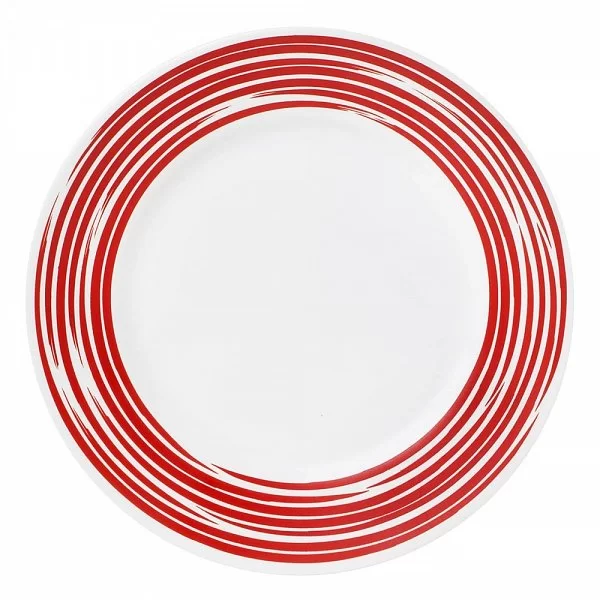 Набор посуды 16 предметов Brushed Red на 4 персоны, cтекло, Corelle, 1117028 - изобр. 8