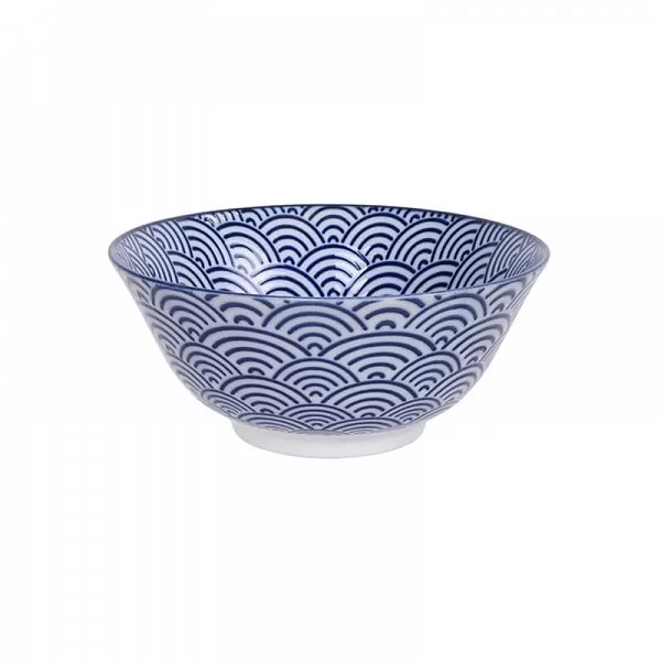 Чаша Nippon 15 см фарфор, цвет бело-синий, Tokyo Design, Япония, 16006 - изобр. 7