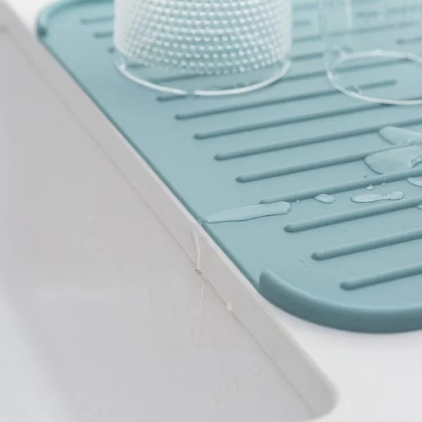 Силиконовый коврик для посуды Sink Side 44x32 см, цвет мятный, Brabantia, 117480 - изобр. 10