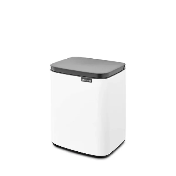 Мусорный бак Bo 7 л, 32x24x21 см, нержавеющая сталь, цвет белый, Brabantia, Бельгия, 222368 - изобр. 7
