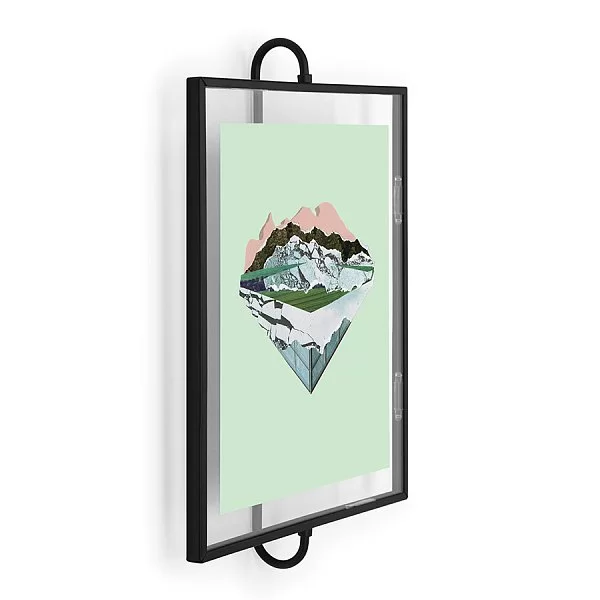 Фоторамка Phantom 37,3х37,3 см, цвет черный, материал металл + стекло, Umbra, Канада, 1005428-040 - изобр. 7