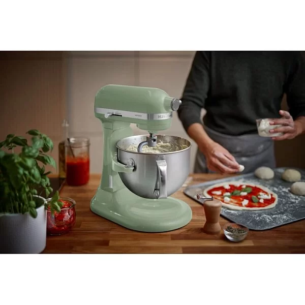 Миксер планетарный Artisan 5,6 л, цвет фисташковый, Kitchen Aid, США, 5KSM60SPXEPT - изобр. 13