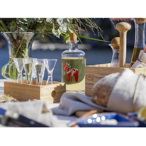 Набор из 6 рюмок для шнапса Nature, 20-40 мл, стекло + дерево, SagаForm, Швеция, 5017704 - изобр. 11