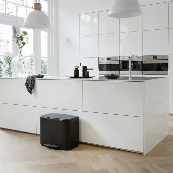 Мусорный бак 3 секции Pedal Bin Bo, 3x11л, черный матовый, Brabantia, 121104 - изобр. 16