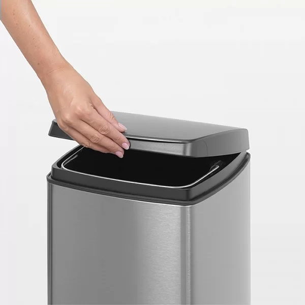 Мусорный бак эргономичный Pedal Bin, 25л, матовая сталь, Brabantia, 369407 - изобр. 15
