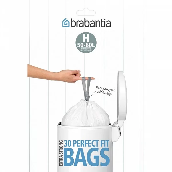 Мешки для мусора PerfectFit, 50-60л, 30шт, Brabantia, 375705 - изобр. 7