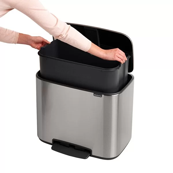 Мусорный бак c педалью Pedal Bin Bo, 36л, стальной матовый, Brabantia, 121487 - изобр. 14