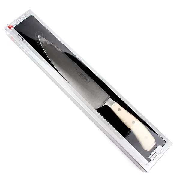 Нож поварской шеф Ikon Cream White, 23см, Wusthof, 4596-0/23 WUS - изобр. 12