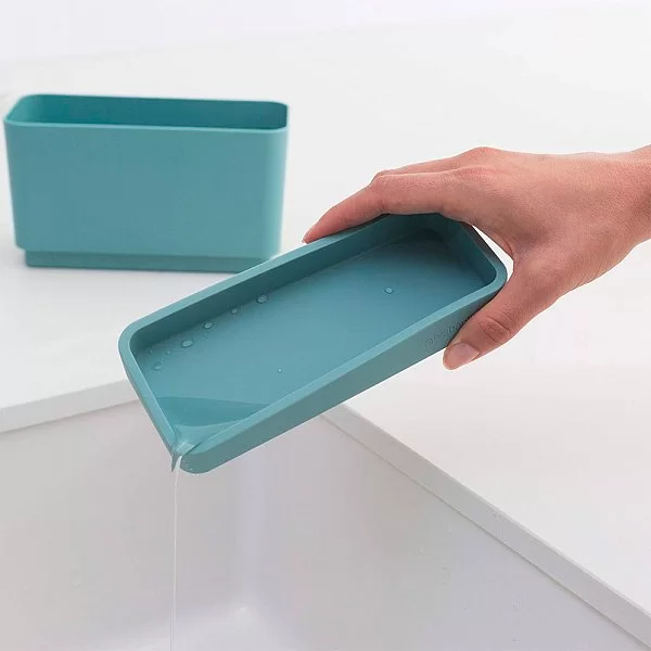 Органайзер для раковины 19х11,5х8,5 см, цвет мятный, Brabantia, 117527 - изобр. 9