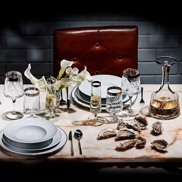 Набор из 2 бокалов для воды Biarritz 400 мл, хрусталь, Vista Alegre, Португалия, VA-48002896-2 - изобр. 9