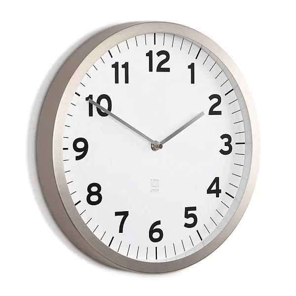 Настенные часы Anytime 32,1х4 см, материал металл + стекло, Umbra, Канада, 1005476-660 - изобр. 7