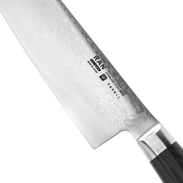Нож кухонный Kiritsuke 20 см RAN материал лезвия сталь VG-10 Laminated, Yaxell, Япония, YA36034 - изобр. 9