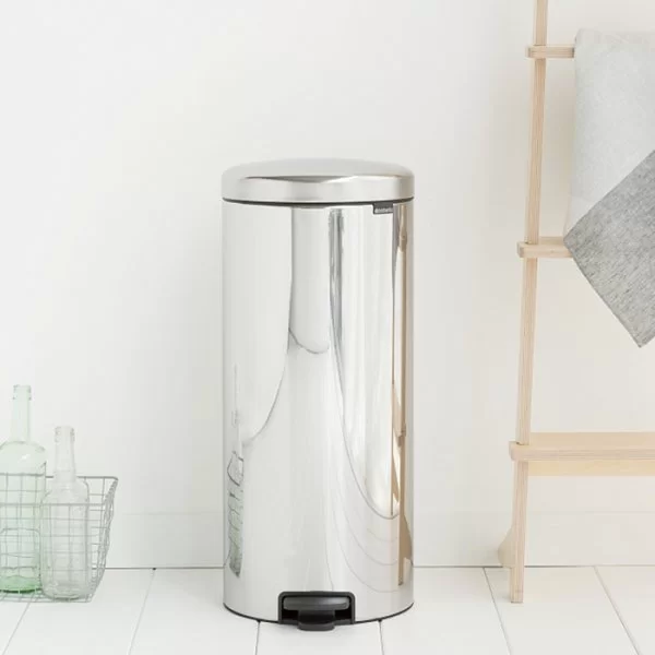 Мусорный бак с педалью NewIcon, 30л, полированная сталь, Brabantia, 114366 - изобр. 10