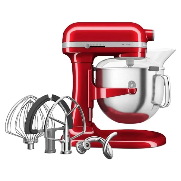 Миксер планетарный Artisan, 6,6 л, цвет карамельное яблоко, Kitchen Aid, США, 5KSM70SHXECA - изобр. 8