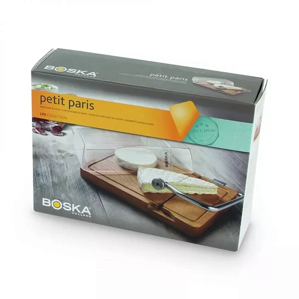 Набор для нарезки и хранения сыра Paris с крышкой 31,5х23,5х10см, Boska, Нидерланды, BSK850531 - изобр. 9