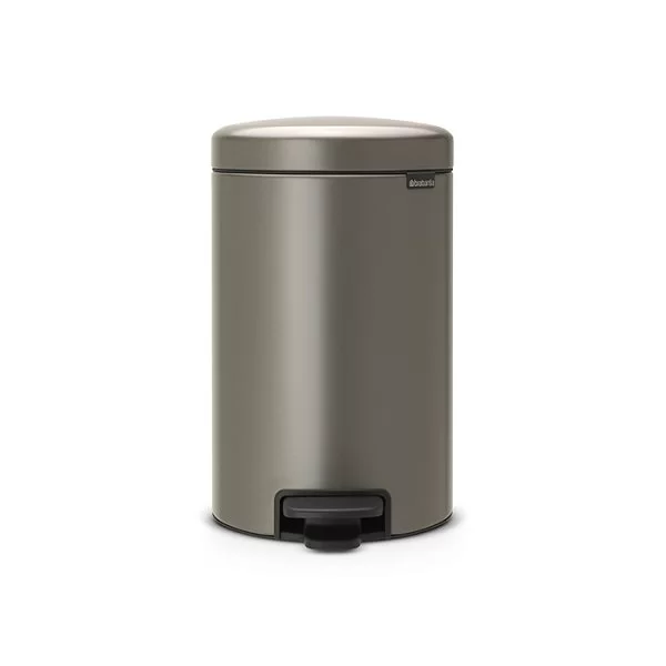 Мусорный бак с педалью NewIcon, 12л, платиновый, Brabantia, 113628 - изобр. 7