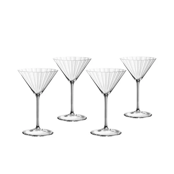 Набор из 4 бокалов для мартини и коктейлей 220 мл с оптическим эффектом Lifestyle, хрустальное стекло, Spiegelau, Германия, 4450194 - изобр. 7