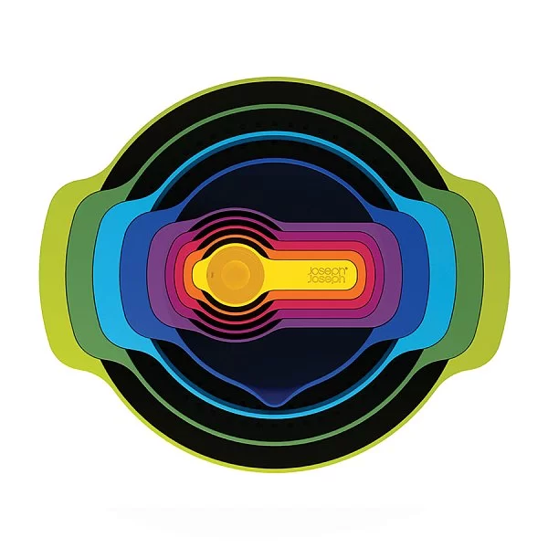 Набор из 9 кухонных мисок Nest Plus, полипропилен, мультиколор, Joseph Joseph, Великобритания, 40031 - изобр. 8