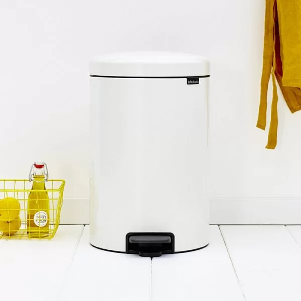 Мусорный бак с педалью NewIcon, 20л, белый, Brabantia, 111846 - изобр. 11