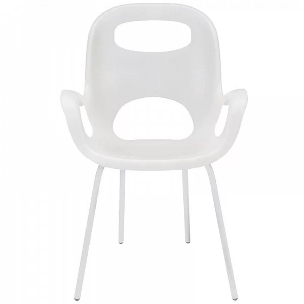 Стул Oh Chair цвет белый, материал полипропилен + нержавеющая сталь, Umbra, Канада, 320150-660 - изобр. 7