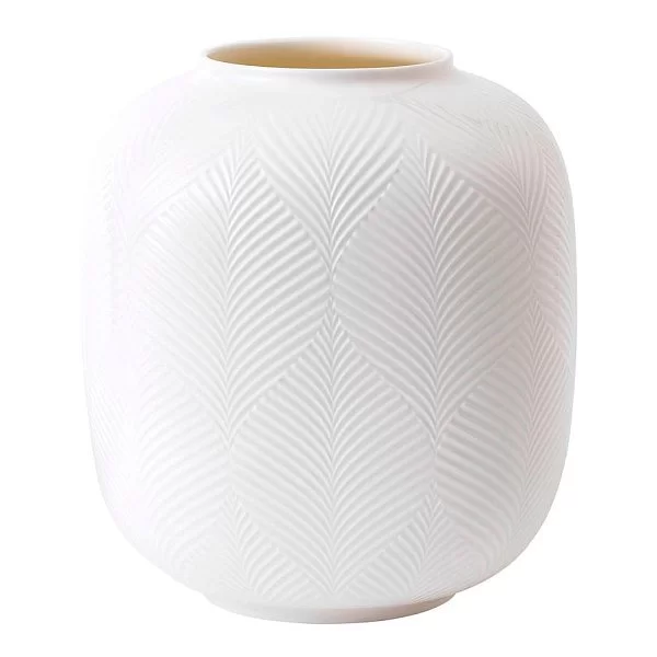 Ваза для цветов White Folia 21 см, материал костяной фарфор, Wedgwood, Великобритания, 40032151 - изобр. 7