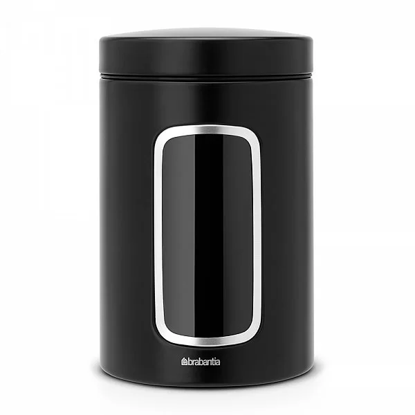 Контейнер с окном 1,4л, черный матовый, Brabantia, 333521 - изобр. 7