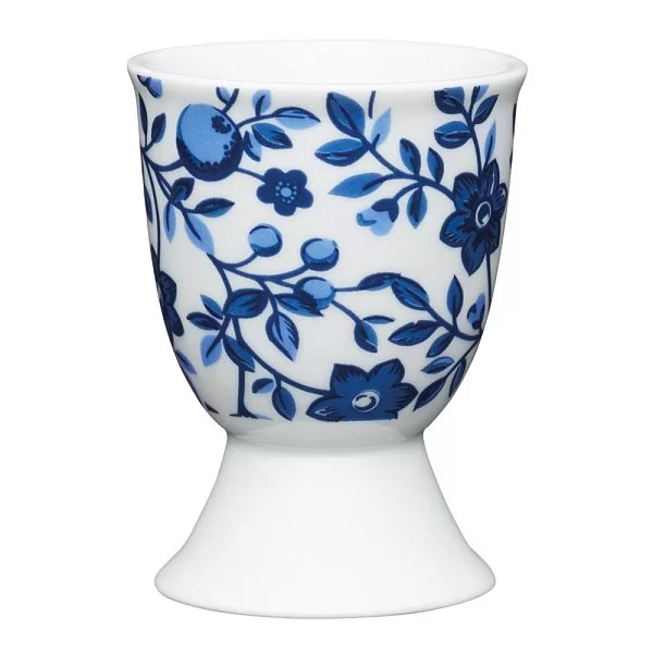 Подставка для яиц Traditional floral 4,5x6 см, материал фарфор, цвет белый + синий, Kitchen Craft, Великобритания, KCEGGTRAD - изобр. 7