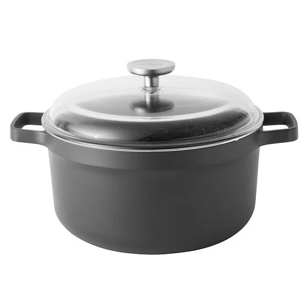 Кастрюля с крышкой Gem, диаметр 24 см, объем 4,9 см, цвет черный, алюминий, Berghoff, Бельгия, 2307310 - изобр. 7