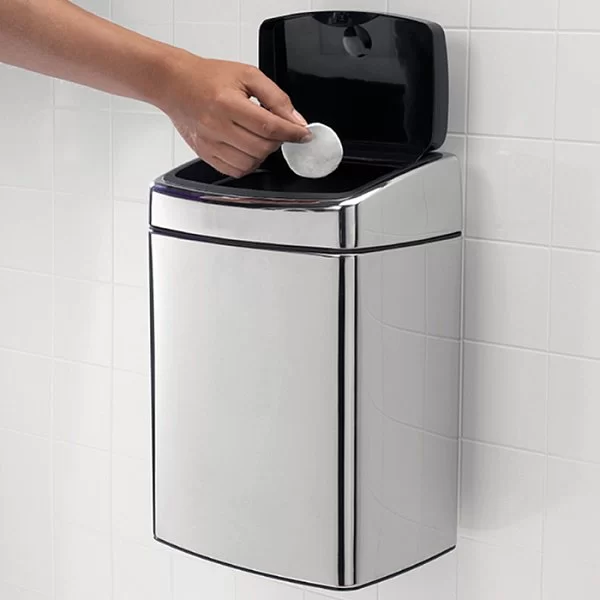 Мусорный бак Touch Bin 10л, полированная сталь, Brabantia, 477201 - изобр. 15