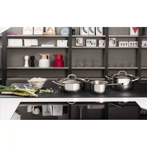Кастрюля с крышкой высокая Chef Line 4,6 л, диаметр 20 см, нержавеющая сталь, Barazzoni, Италия, 163601020 - изобр. 9