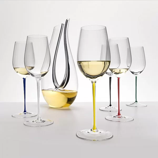 Бокал для белого вина Riesling/Zinfandel 395 мл, белая ножка, хрусталь, Fatto a mano, Riedel, 4900/15W - изобр. 8