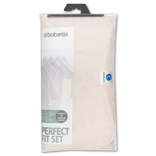 Чехол для гладильной доски 124x45см (C), с фетром, экрю, Brabantia, 322167 - изобр. 8