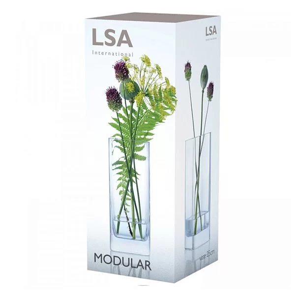 Ваза прямоугольная Modular, 25 см, LSA, G856-25-301 - изобр. 9