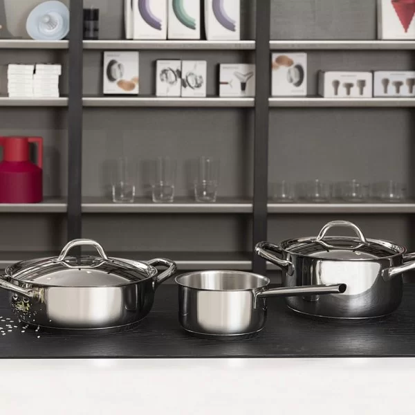 Кастрюля с крышкой Chef Line 3,8 л, диаметр 22 см, нержавеющая сталь, Barazzoni, Италия, 163602022 - изобр. 10