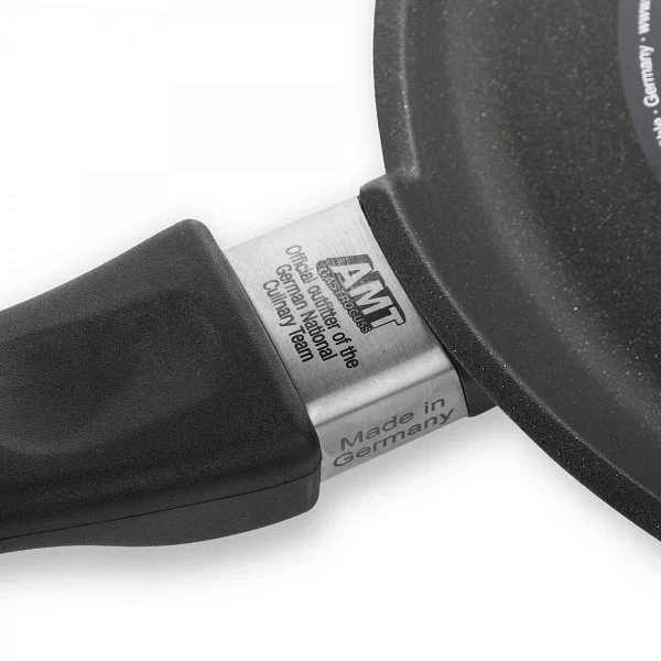 Сковорода для блинов с антипригарным покрытием 24 см, НЕиндукционная, фиксированная ручка, AMT Gastroguss, AMT124FIX - изобр. 8