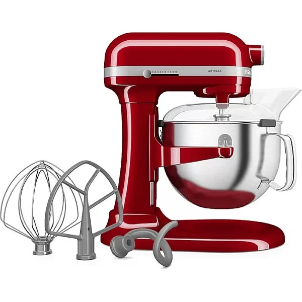 Миксер планетарный Artisan 5,6 л, цвет красный, Kitchen Aid, США, 5KSM60SPXEER - изобр. 10