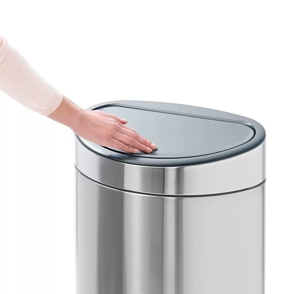 Мусорный бак Touch Bin New 40л, полированная сталь, Brabantia, 112881 - изобр. 12