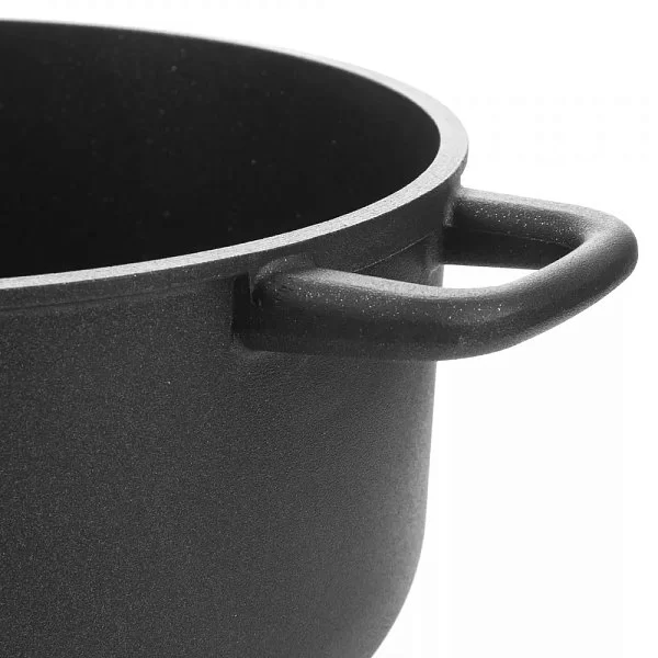 Кастрюля индукционная с антипригарным покрытием 24 см, объем 5,3 л, литой алюминий с алмазным порошком, Olympia, Италия, 415.24 - изобр. 9