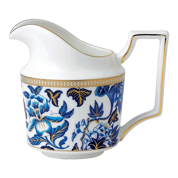 Молочник Hibiscus 12x8x12 см, 200 мл, материал фарфор, цвет синий, Wedgwood, Великобритания, 40003914 - изобр. 7