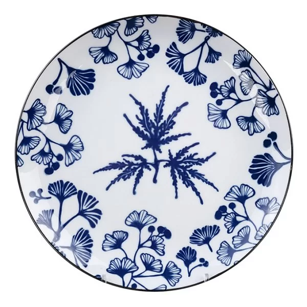 Тарелка обеденная Flora Japonica 26 см фарфор, цвет синий, Tokyo Design, Япония, 16721 - изобр. 7