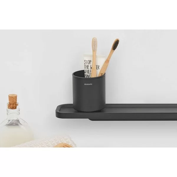 Стакан для зубных щеток Mindset, цвет графитовый, Brabantia, Бельгия, 303241 - изобр. 9