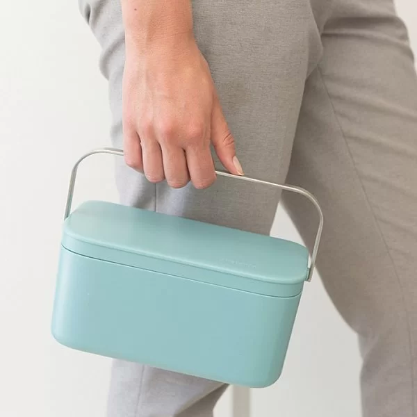 Контейнер для отходов Sink Side, мятный, Brabantia, 117565 - изобр. 17
