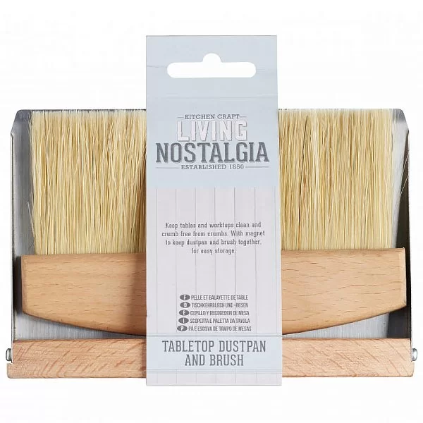 Набор для уборки со стола Living Nostalgia, длина 16 см, дерево + нержавеющая сталь, Kitchen Craft, Великобритания, LNTDPB - изобр. 9