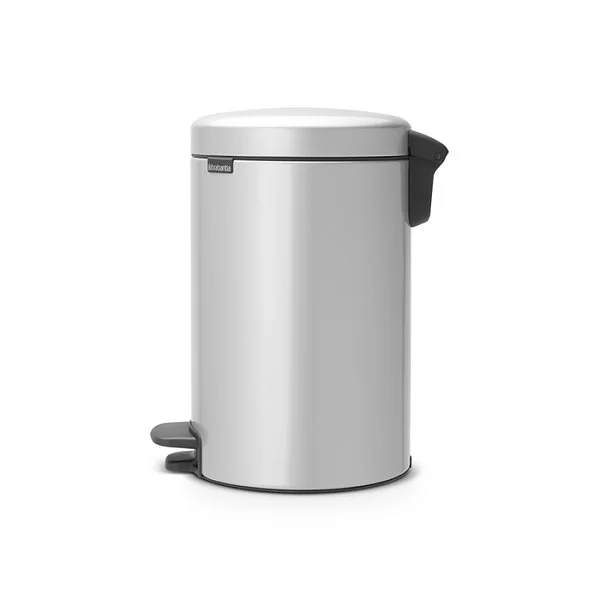 Мусорный бак с педалью NewIcon, 12л, серый металлик, Brabantia, 113680 - изобр. 8