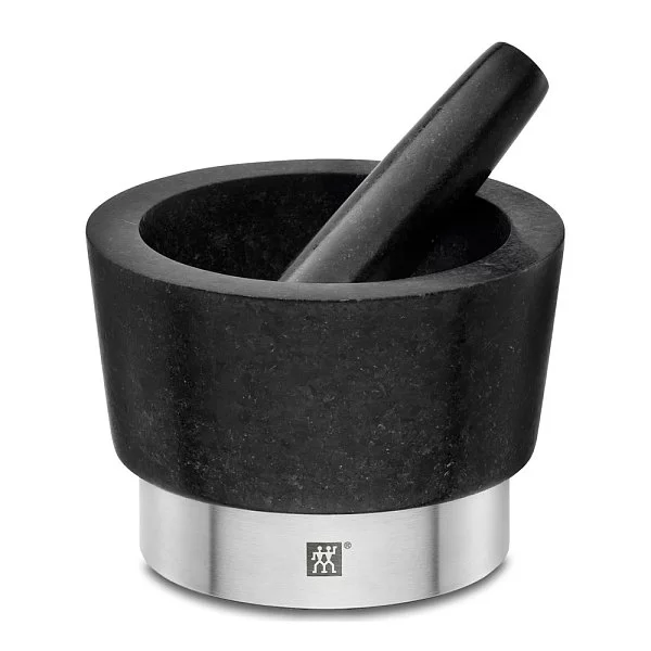 Ступка с пестиком каменная цвет черный, Германия, Zwilling J.A. Henckels, 39500-024 - изобр. 7