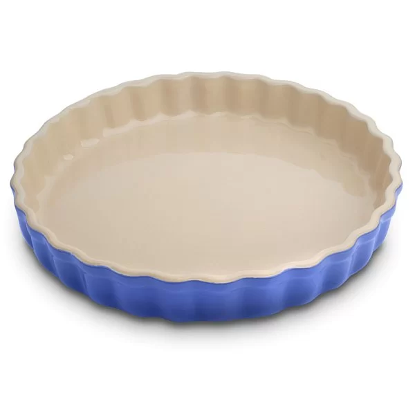 Форма для выпечки рифленая круглая 28 см, материал керамика, цвет синий, Le Creuset, Франция, 91015928310100 - изобр. 7