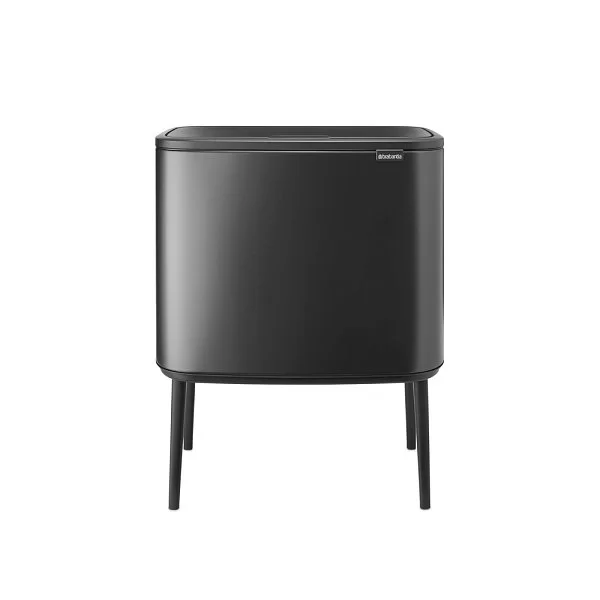 Мусорный бак 2-х секционный BO TOUCH BIN 11+23 л, сталь, цвет темно-серый, Brabantia, 233548 - изобр. 7