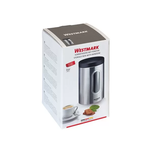 Банка для сыпучих продуктов с окошком 2,3 л, нержавеющая сталь, Westmark, Германия, 62382260 - изобр. 10